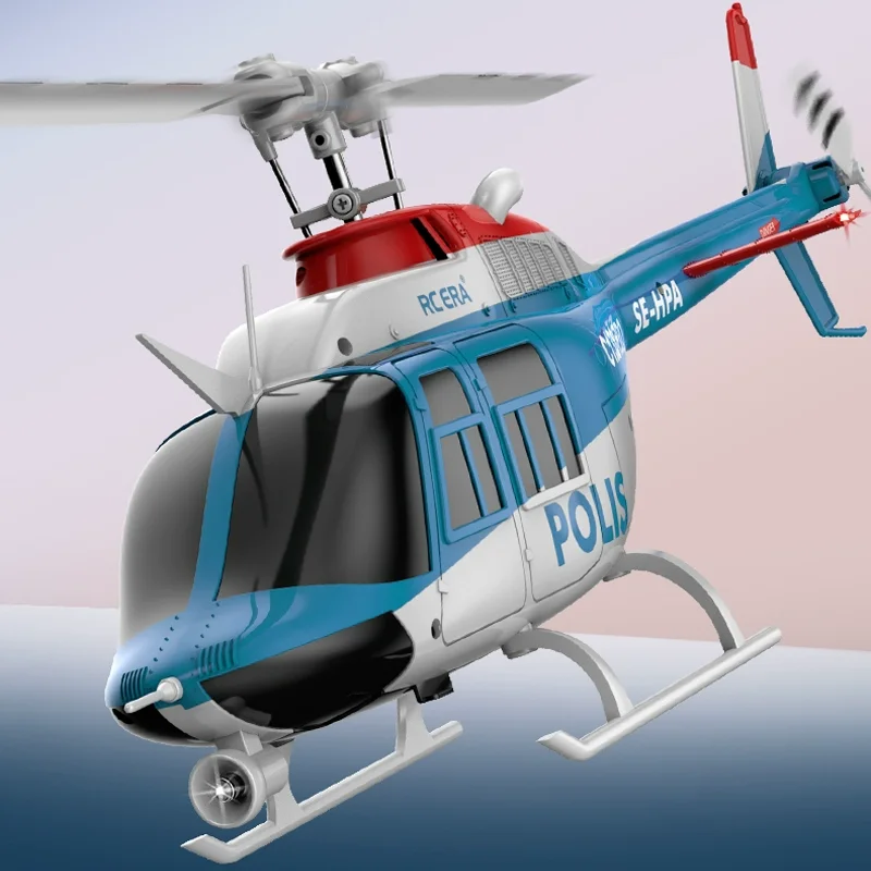 

Jjrc Era в наличии, новинка 2025 года, Bell 206 C138 Pro, бесщеточная версия, модель вертолета с дистанционным управлением, как настоящий радиоуправляемый дрон