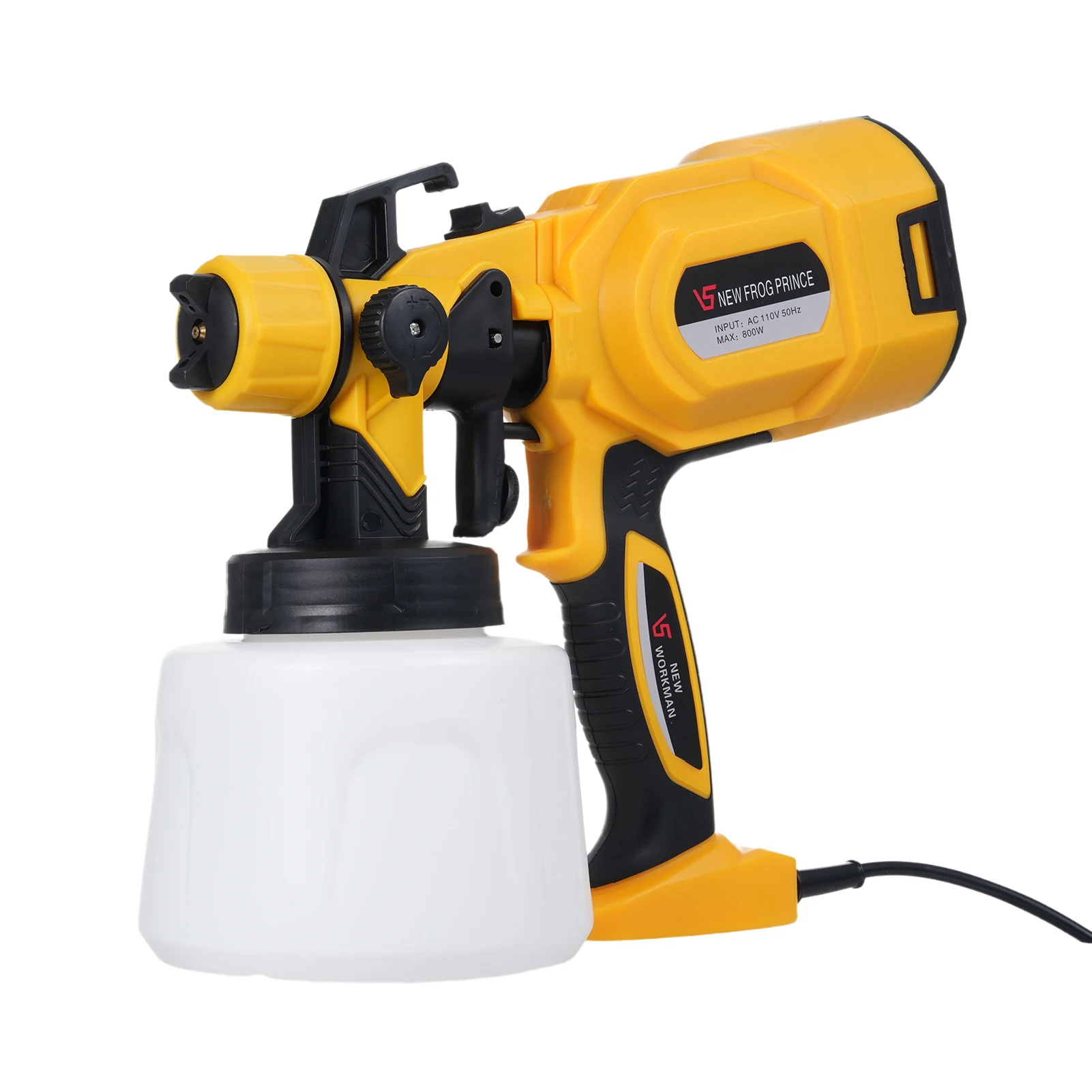 

Распылитель краски, 850 Вт, электрический распылитель латекса, 3 режима распыления, 32000 об/мин, моторный артефакт для окраски с емкостью 1400 мл f