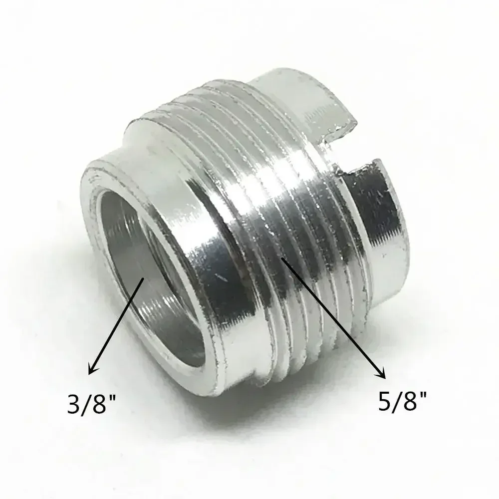 محول محول برغي ذكر من قطعة واحدة إلى 3/8 أنثى إلى 5/8 من jackkinsta لمقاطع حامل الميكروفون مهايئ حامل الميكروفون