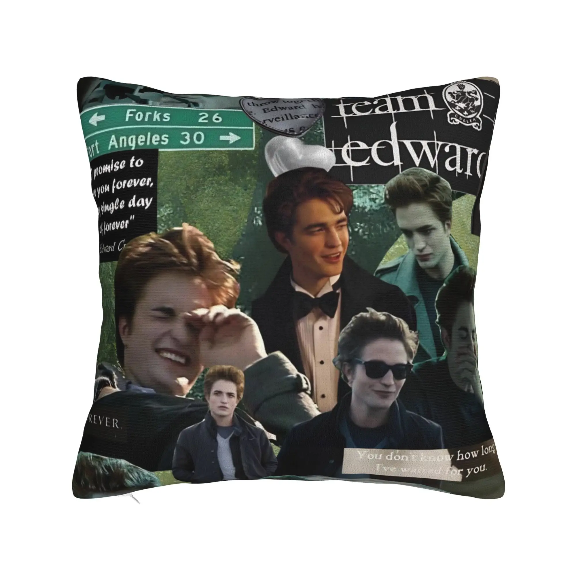 Edwards Cullen  Pillow Covers Merch Printing Cushion Cover Decorations  Throw Pillow Case Cover Home Multi-Size