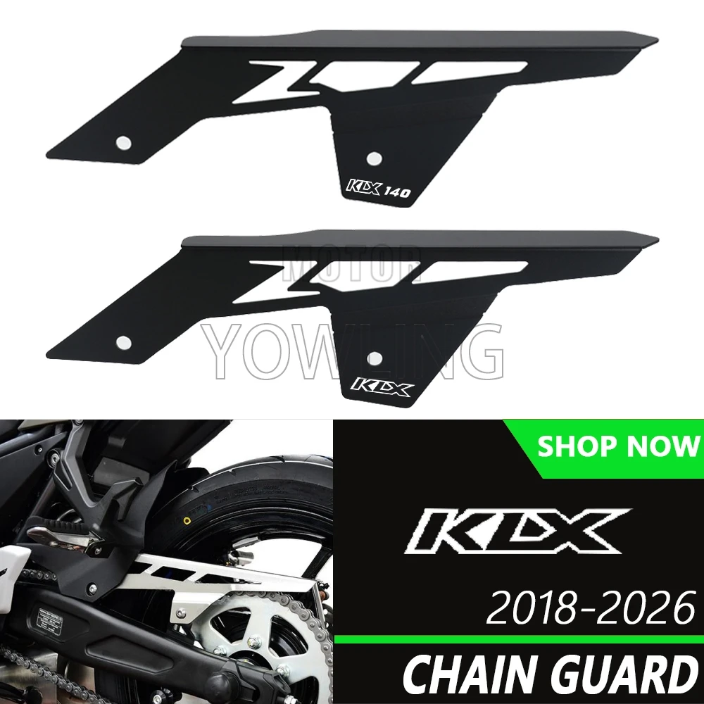 For Kawasaki KLX 140R KLX140R RF/RL 2023-2026 Chain Guard Cover Protector KLX125 2010-2016 KLX140 KLX140L 2008-2010 KLX150L 2014