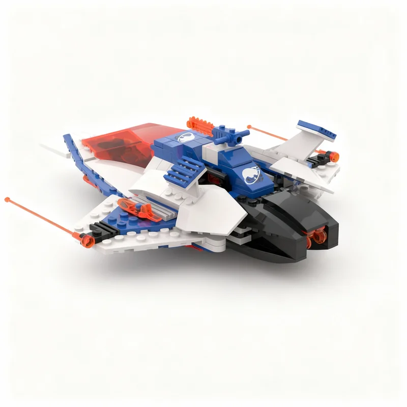 267pcs MOC Space Interstellar Ice Planet Spaceship Model Building Blocks Architecture Toy Birthday Gifts DIY Education Brick Art