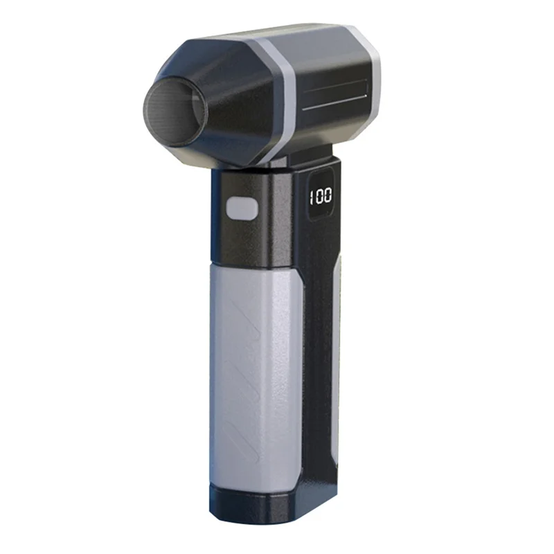 Сверхмощный ручной турбоструйный вентилятор объемом 100000 об/мин с бесщеточным двигателем и светодиодной подсветкой для наружного использования