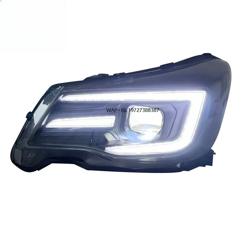 for Forester  LED Headlight 2013-2018 Upgrade Accessories Car Head Light Lamp Assembly Front Light DRL