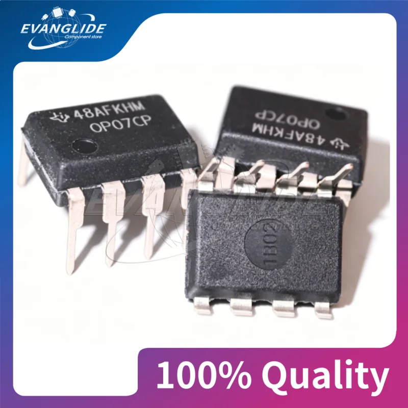 5 PCS/LOT BRAND NEW OP07CP OP07,DIP-8 Low Offset Operational Amplifier