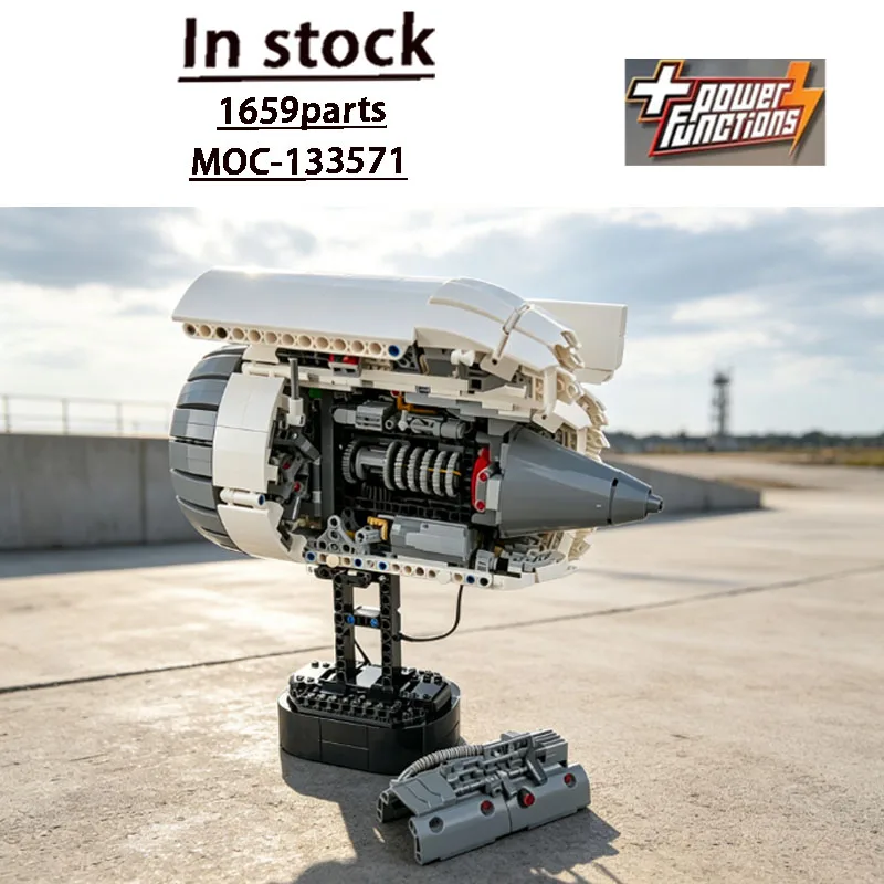 Конструктор MOC-133571 «Космическая двигательная установка» (1659 деталей) — креативный подарок на День рождения, Рождество, Новый год