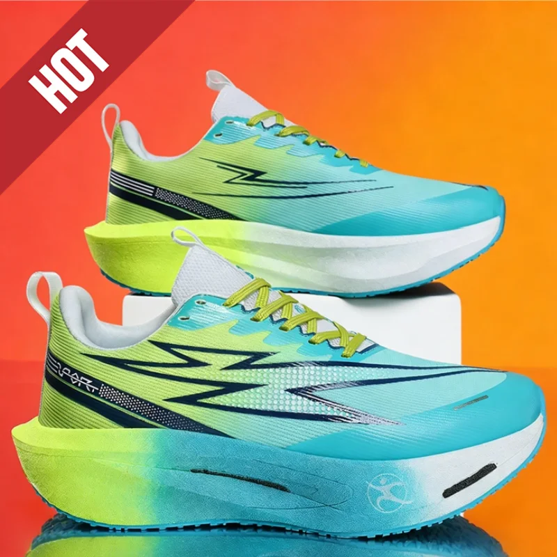 

Marathon Running Shoes Men Carbon Board Speciality Sports Breathable Lightweight Women's Comfortable Athletic Stability Sneakers