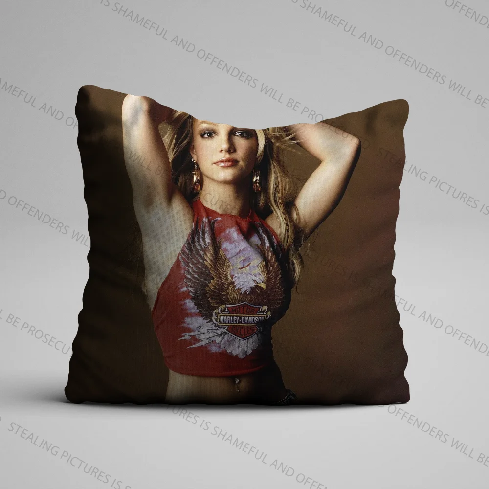 Singer B-Britneys S-Spears Pillow Case Pillowcase Home Sofa Cushions Car Cushions Office Pillow