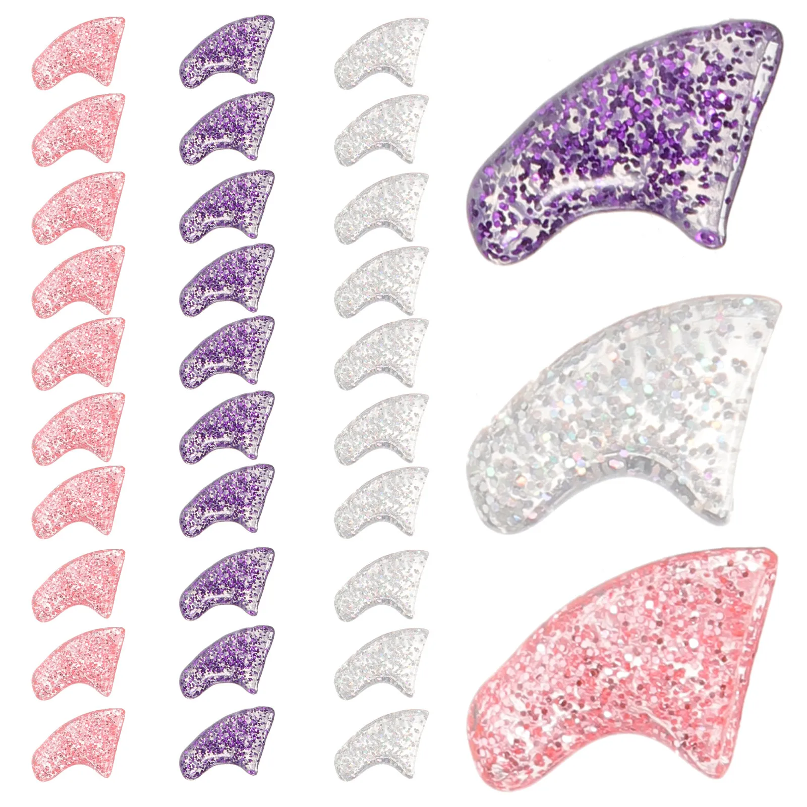 60Pcs Cat Claw Caps Silicone Nail Covers for Cats Anti-Scratch Colorful Pet Nail Protectors Wear Resistant Safe for Kittens