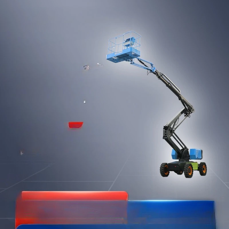 

Crank arm type hydraulic lift Diesel battery Crank arm type aerial work platform 360 degree hydraulic lift