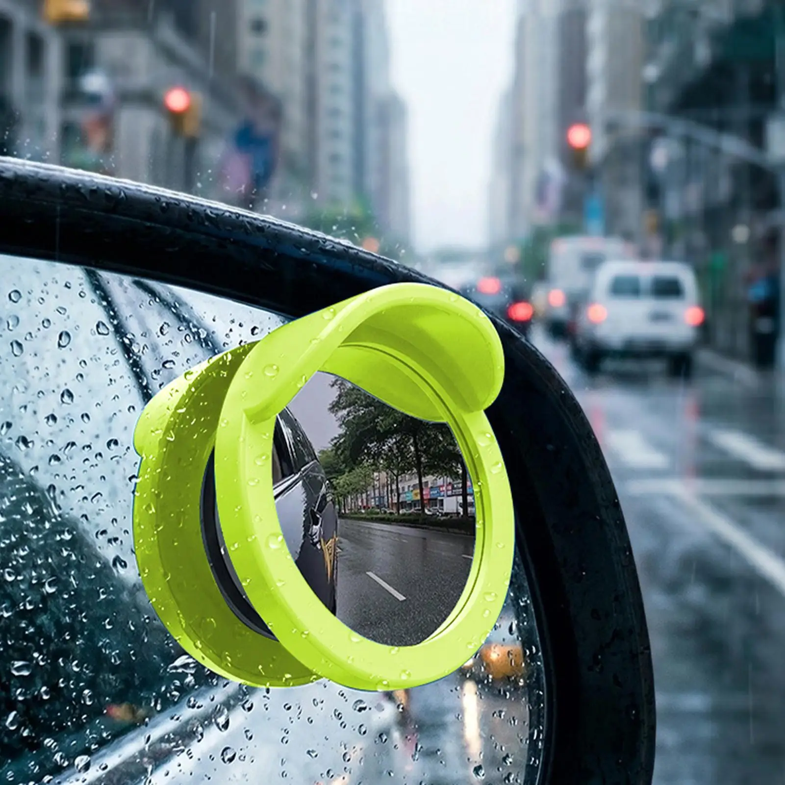 Car Blind Mirror Wide Angle High Definition Glass Convex Rear View Mirror for SUV RV Sedan Truck Drivers Owners Beginners
