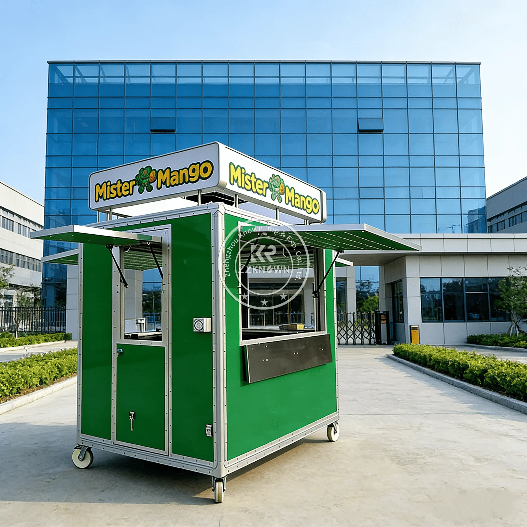 Food truck Catering Trailer Ice Cream Coffee Shop Bar Trailer Mobile Fast Food Truck with Full Kitchen