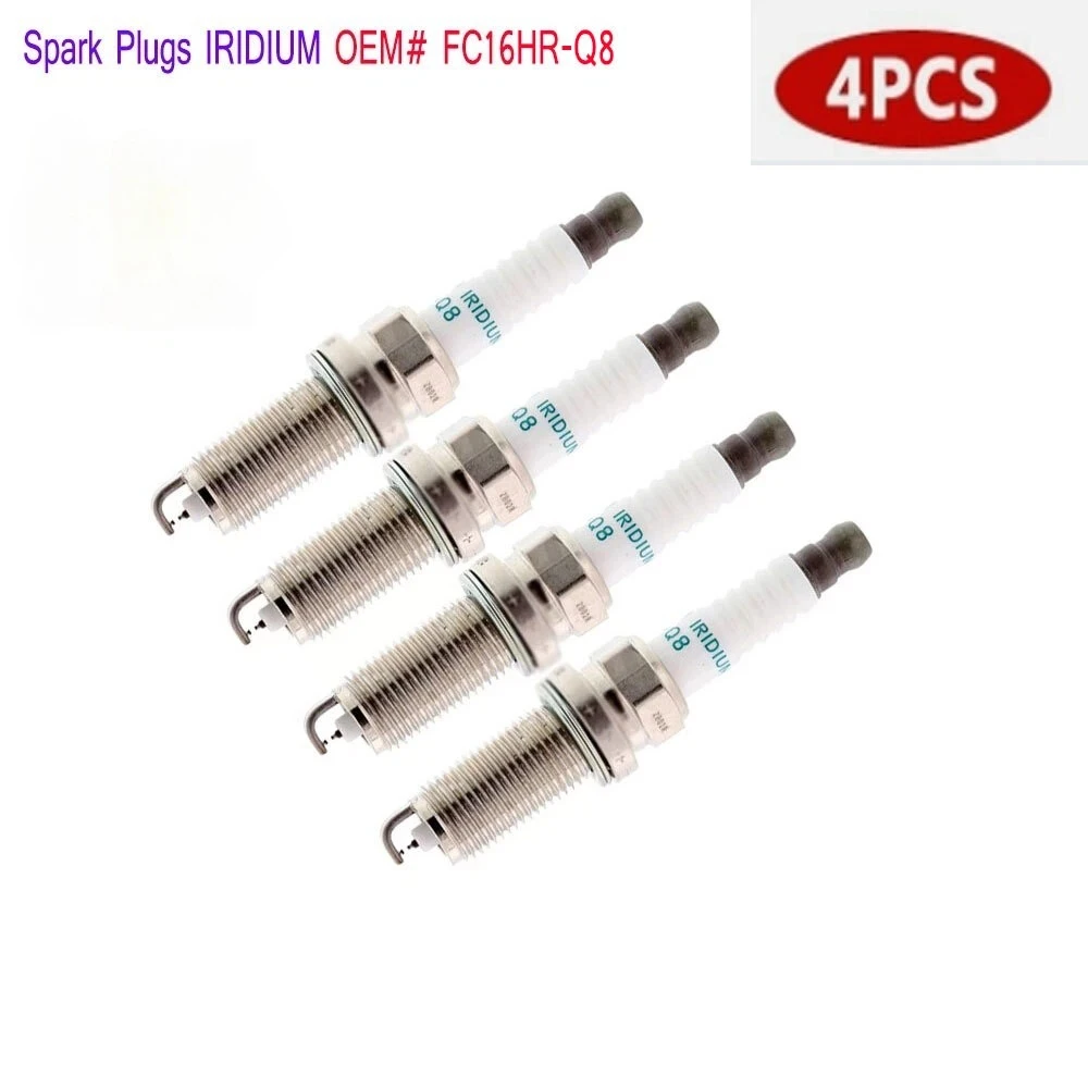 4pcs 90919-01289 FC16HRQ8 Dual Iridium Spark Plug For Toyota Corolla Camry UX250H Sienta Avalon Rav4 Vios 9091901289
