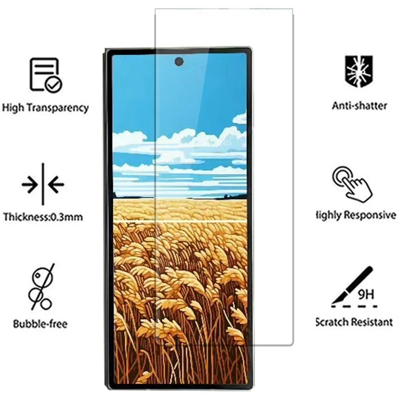 4pcs  All Transparent Tempered Glass for Xiaomi Poco X6 Pro 5G X5 X4 Pro X3 Nfc Screen Protectors on Xiaomi Poxo X6 Pro