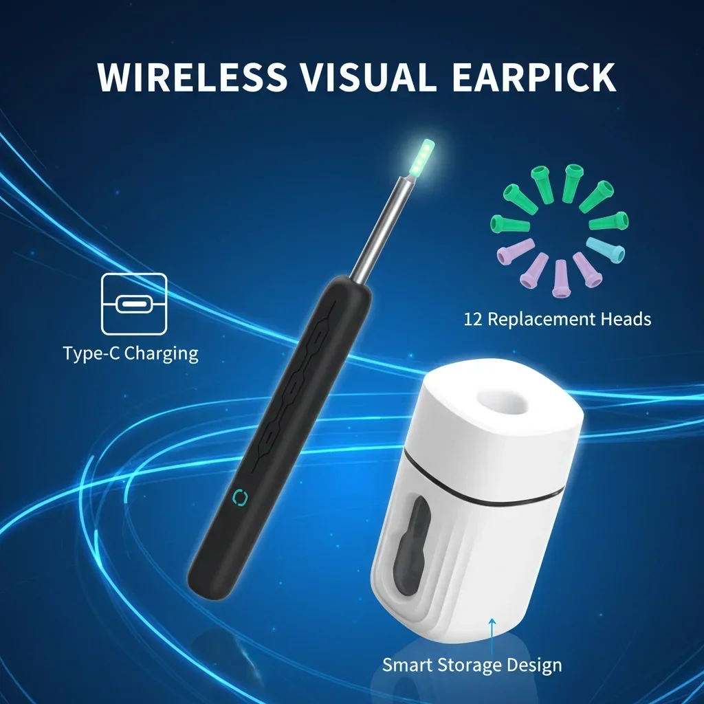 1080P Hd Ear Wax Re…