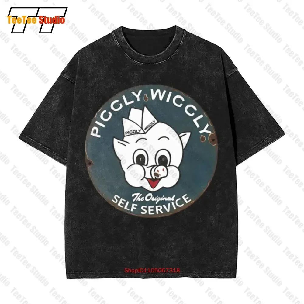 Piggly Wiggly Service Vintage Oversized T-Shirt L4OM