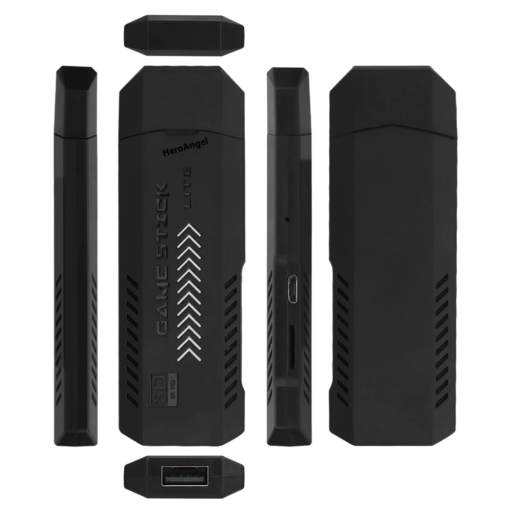 X2 Plus Gamestick 3D Retro Video Tay Cầm Chơi Game Không Dây 2.4G Bộ Điều Khiển HD 4.3 Hệ Thống 40000 Trò Chơi 40 Trình Giả Lập Cho SEGA/PSP/PS1