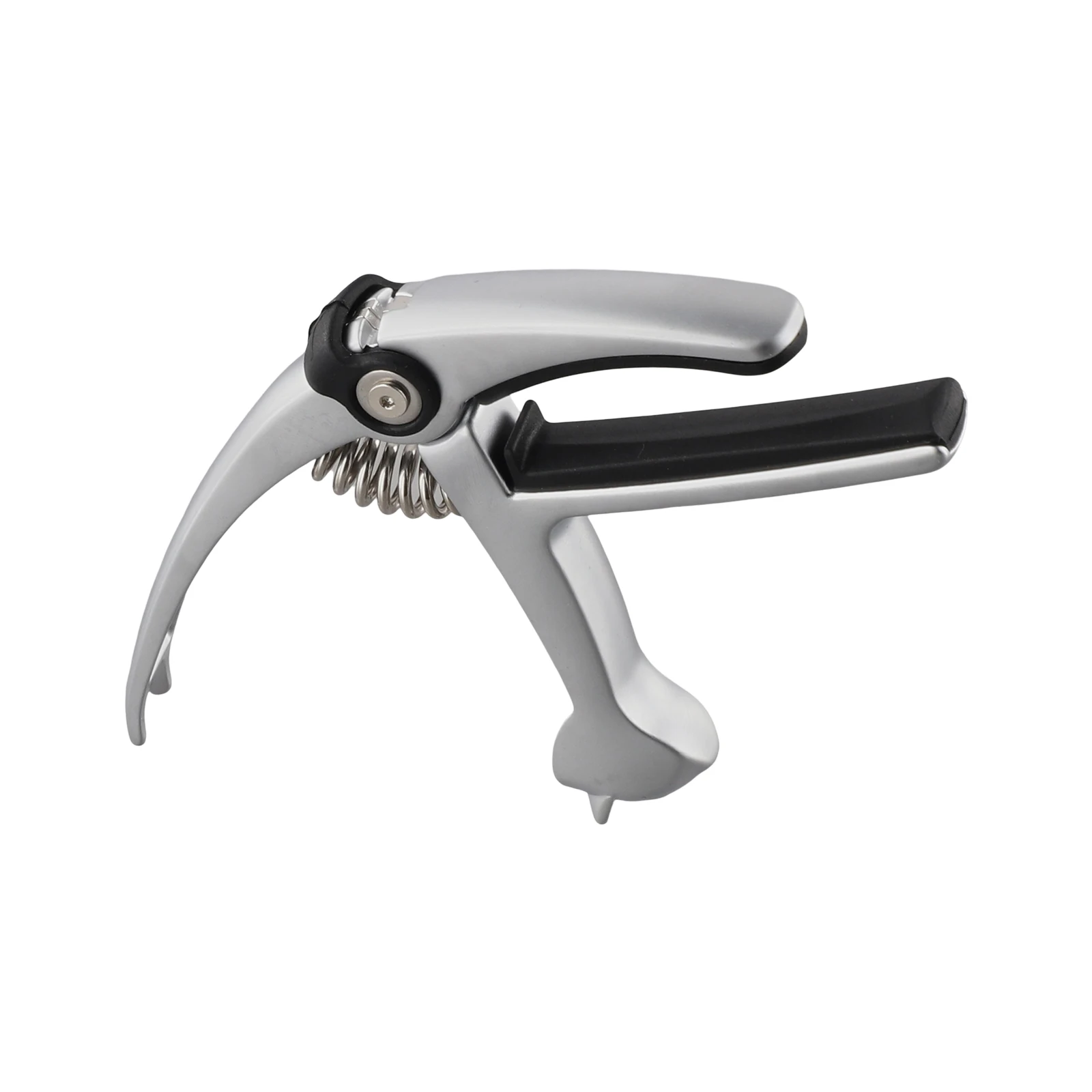 Pick Holder Guitar Capo Performing Practicing Acoustic Guitars Metal Secure Clamping Silicone Versatile String Instrument Tool