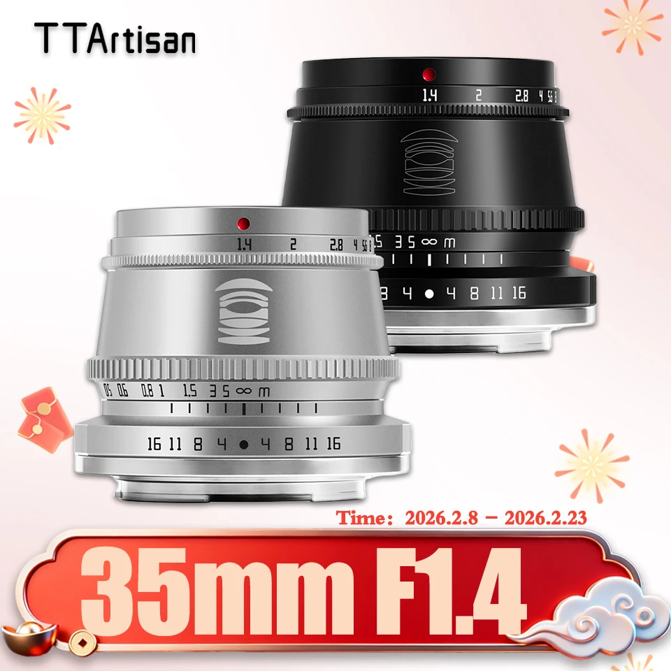 

TTArtisan APS-C 35 мм F1.4 портативный объектив для камеры с большой апертурой для студийной фотографии с креплением Sony E A7RIII Nikon ZFC Fujifilm