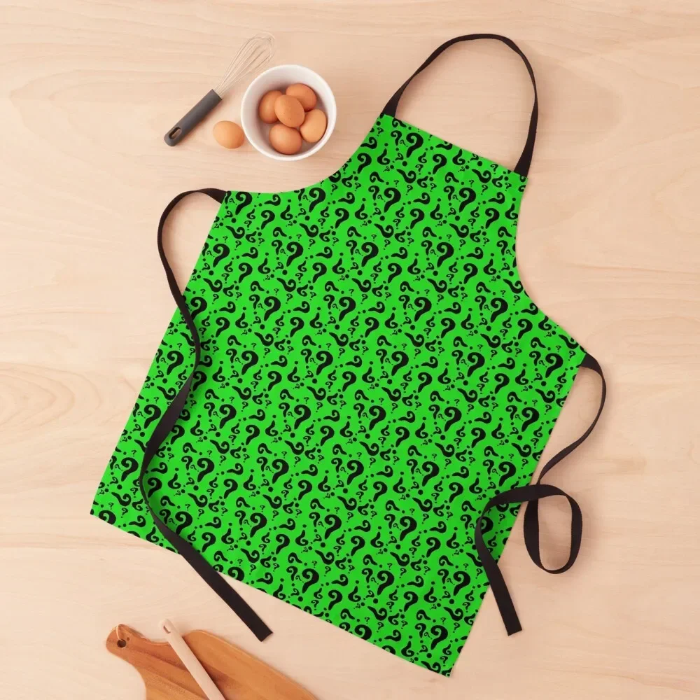 

The Riddler Apron Woman Kitchen Chef Accessory painters Apron