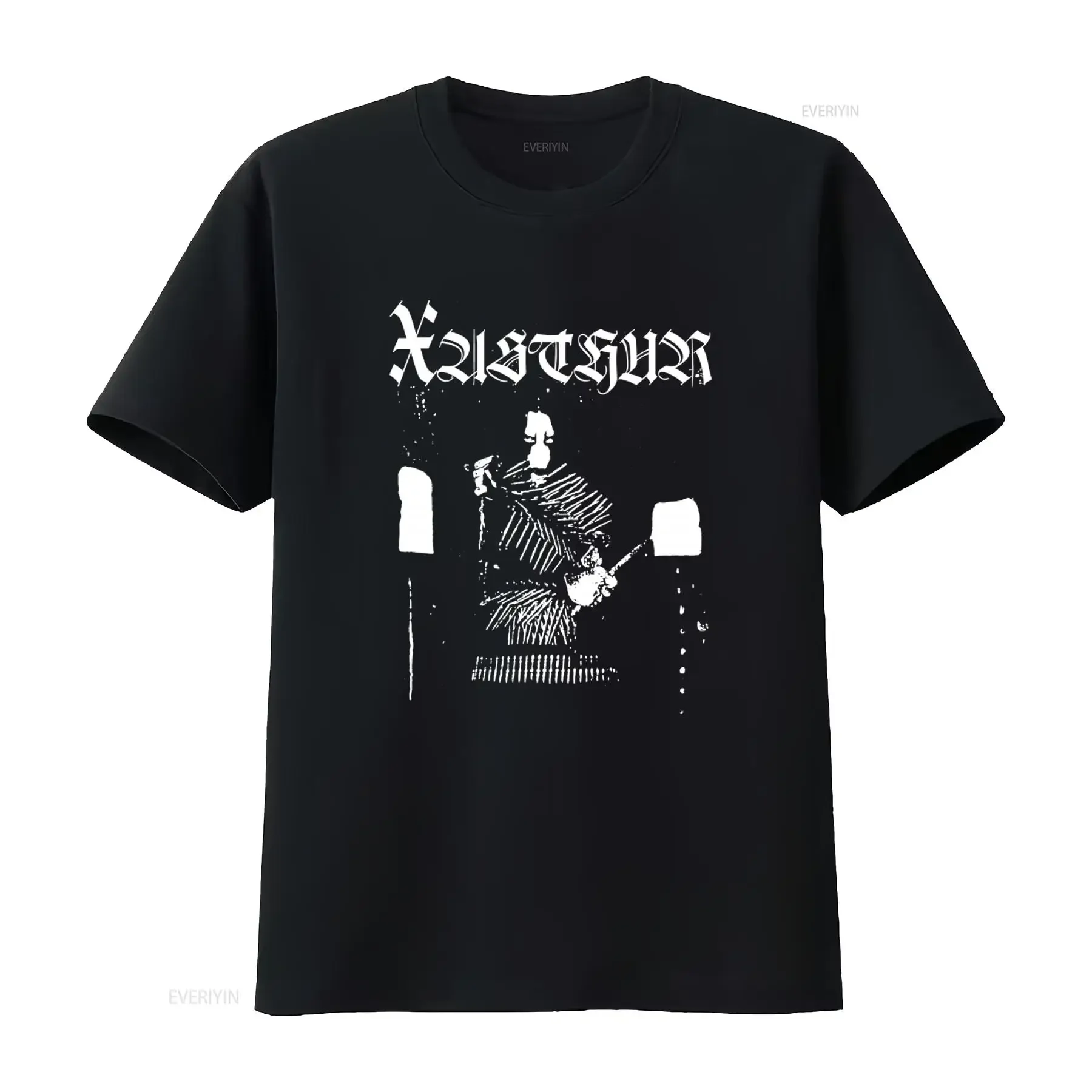 Xasthur Black Metal T Shirt Leviathan Weakling Crebain Von Inspired Design Unique Print for Fans vintage Washed graphic Unisex