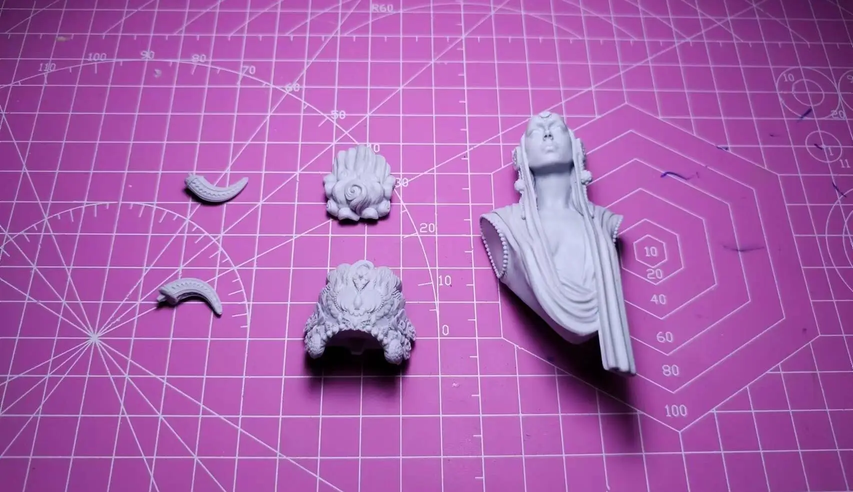 1/10 Resin Model Bust GK,Unassembled and unpainted kit