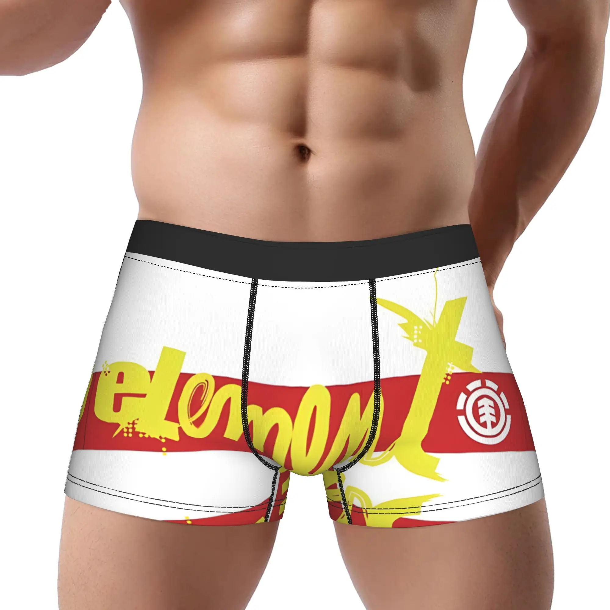Element Skateboards Underpants Breathbale Panties Men's Underwear Element Comfortable Shorts Boxer Briefs