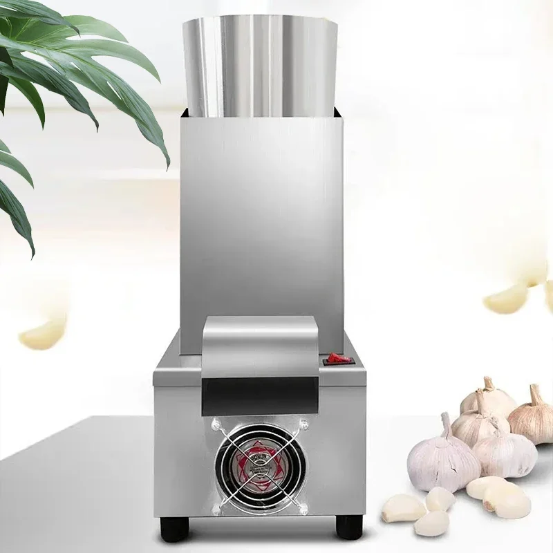 110/220V Electric Home Grain Separator Garlic Peeler Machine Peeling Commercial Stainless Steel for Restaurant Barbecue Machine
