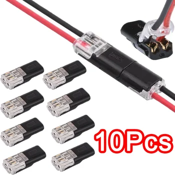 2pin מחבר חוט מחבר חשמל עמיד למים מחבר קפיצים כבל סוללה אוניברסלי מתאים למטרה שונה