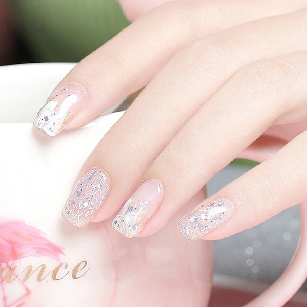 

Sand Sequins Art Glitter Manicure Supplies Diy Decorative Nail Polish Set For Wedding 5 Colors Exquisite