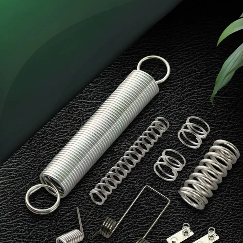Small Precision Extension Spring 304 Stainless Steel Tension Coil For Automotive Electronic Instrument Assembly Parts