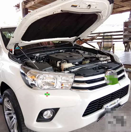 

2 шт. газовые стойки для Toyota Hilux SR5 2015-2023, передний капот, модифицированная подъемная опора, амортизатор, опорные стержни