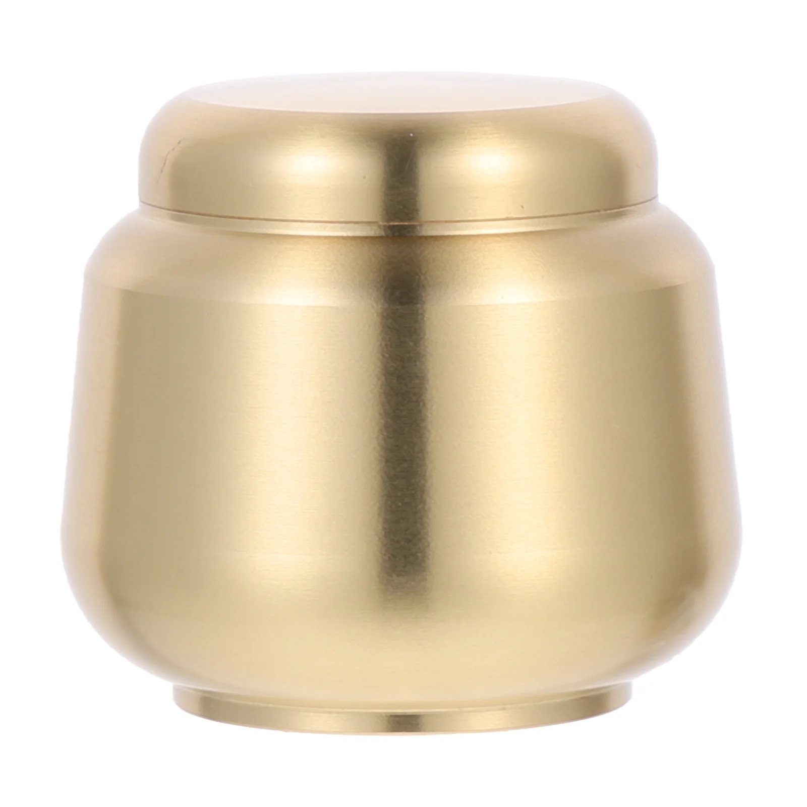 1 قطعة جرة نحاسية صغيرة للرماد الحيوانات الأليفة الصغيرة حاوية تخزين القط الحرق تذكار علبة الشاي المنزلية #2