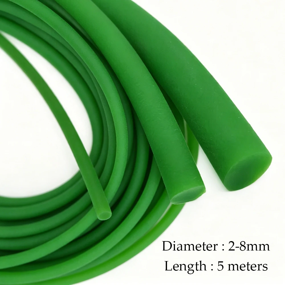 1PC 5Meters 2-8mm Green PU round Drive Belt for Machinery Industrial Transmission Systems - Polyurethane Conveyor Belt