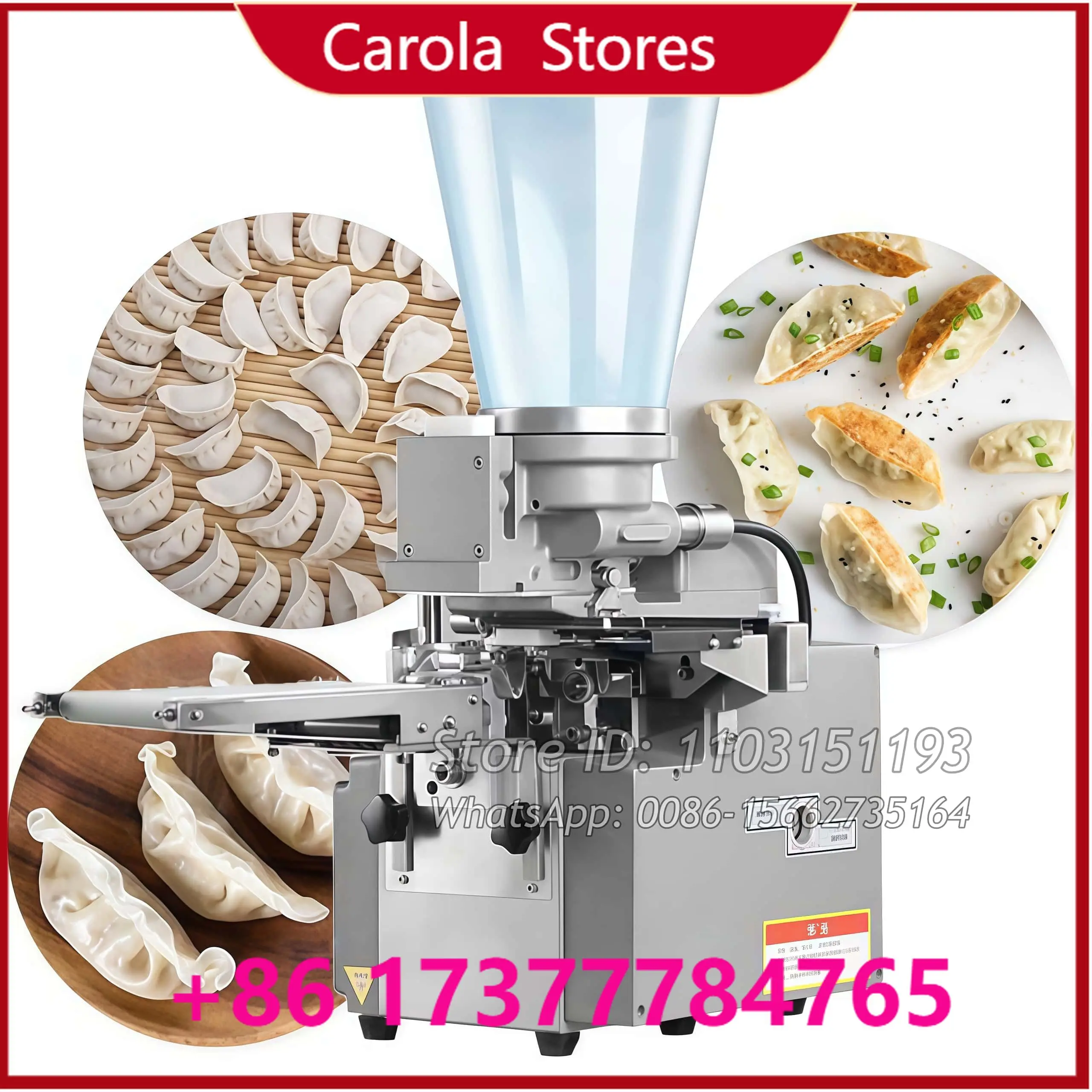 Commercial Japanese-Style Pan-Fried Gyoza Dumpling Machine Steamed Dumpling Machine Semi-Automatic Gyoza Making Machine Price