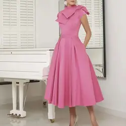 Tailor Shop mother of bride dresses bride mothers outfit party dress plus size pink candy color occasion wear bow dress