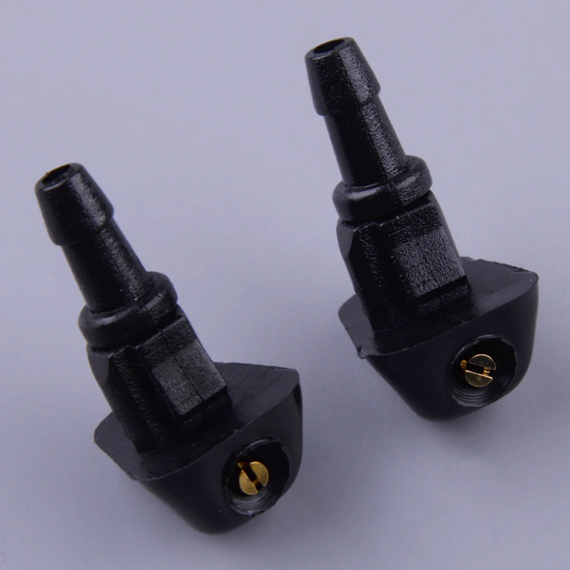 76810-S2A-A013 2pcs Front Hood Windshield Wiper Washer Nozzle Spray Jet Fit for Honda Civic 1987 1988 1989 1990 1991-2005 Black