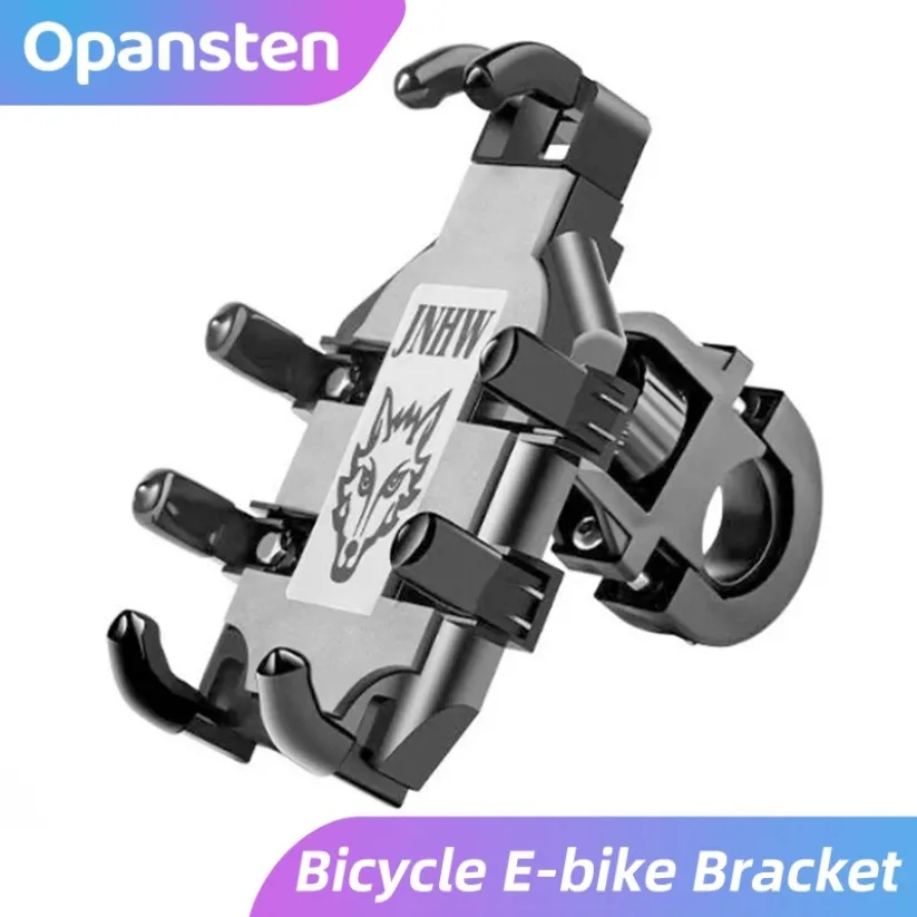 Motorcycle Phone Holder with 360° Rotation, Anti-Shake Motorcycle Phone Mount, Adjustable Handlebar Cellphone Holder for bikes