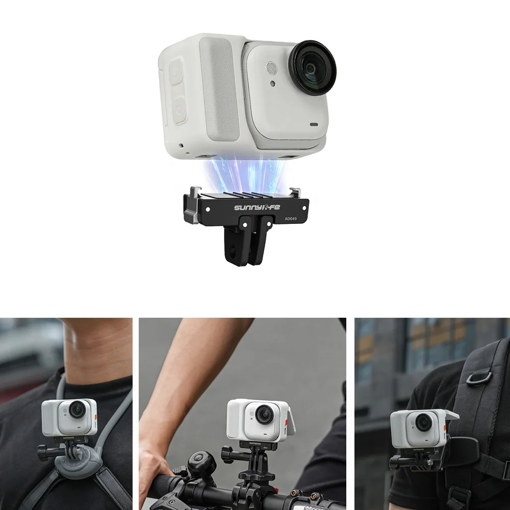 Magnetic Mount Base For Insta 360 Go Ultra Magnet Variable Shoot Adapter Stand Bracket Wide-Expansion Holder Stably Accessories