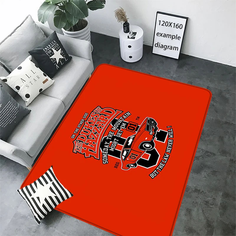 Hallway Cartpet The Dukes of Hazzard Living Room Rugs Foot Carpets Entrance Doormat Kawaii Rug Floor Mats Non-slip Home Kitchen