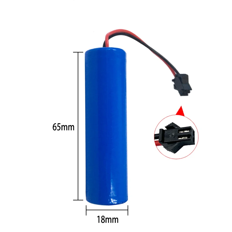 18650 3,7 V 3000mAh перезаряжаемая литий-ионная батарея SM Plug 3,7 V перезаряжаемая батарея