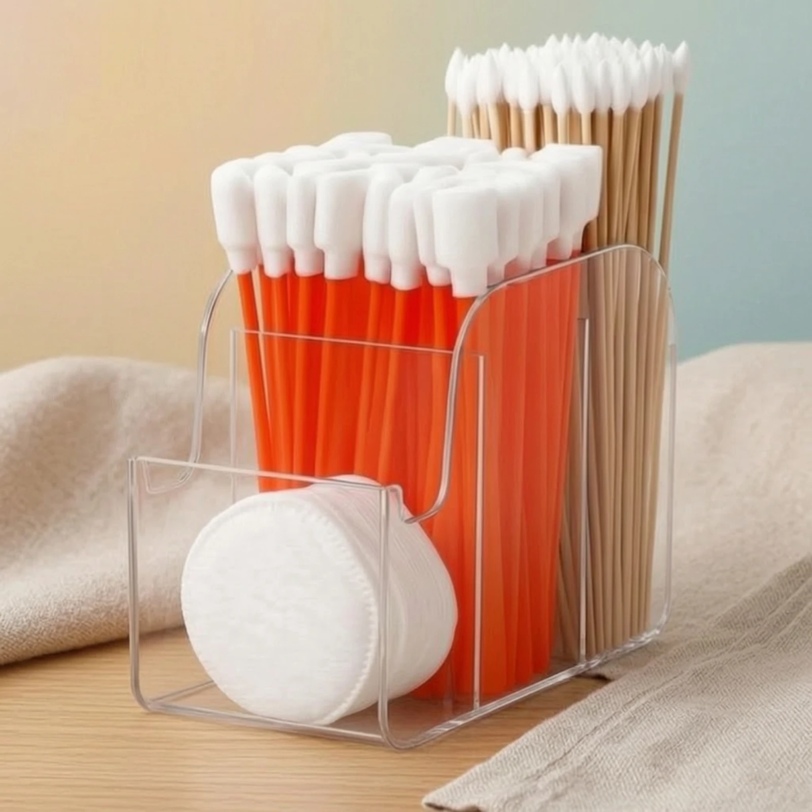 Card Cleaning Kit with Foam Swabs Transparent Card Cleaning Kit with Storage Holder Organized Compact for Collectors