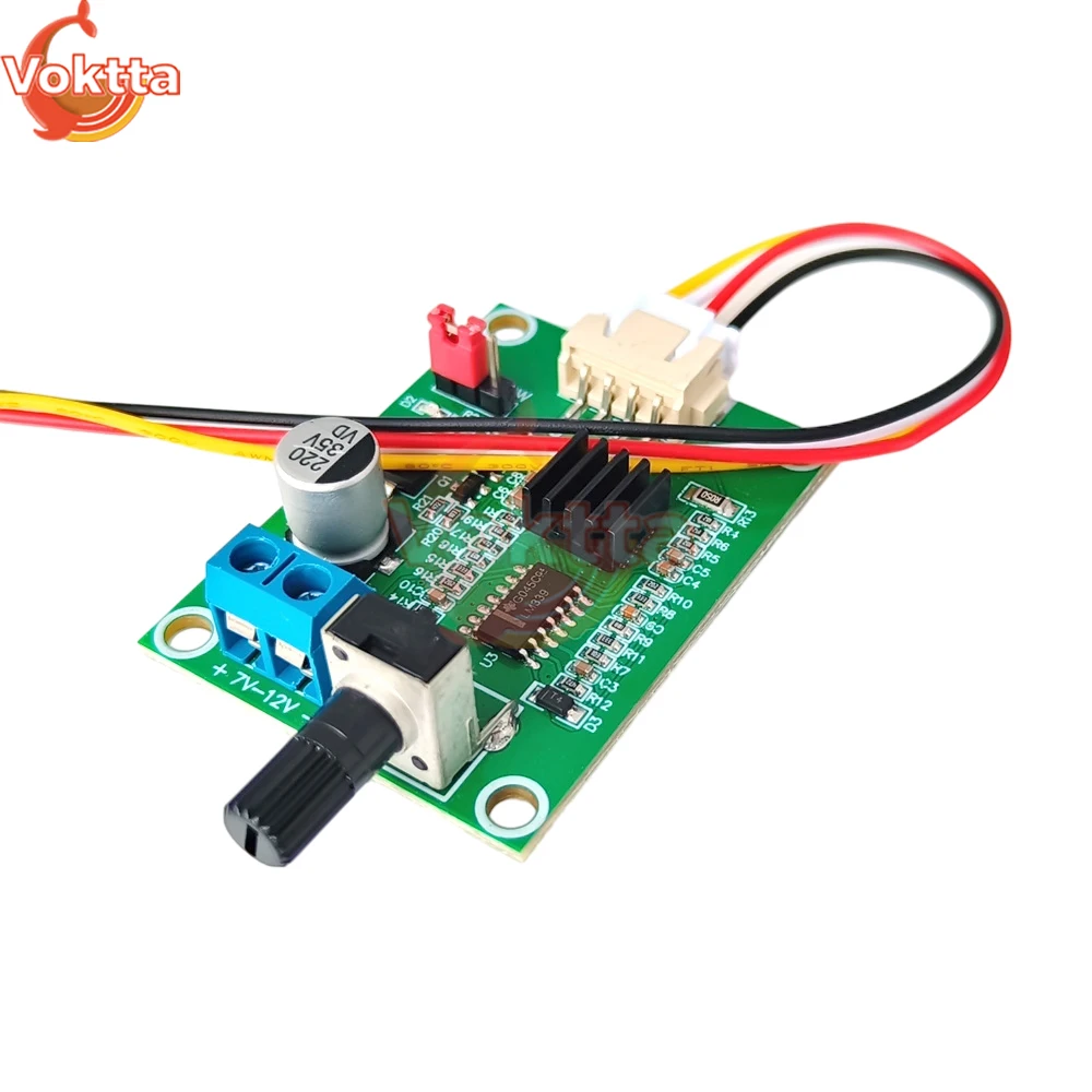 PWM DC Motor Speed Controller DC 7V-12V Brushless Motor Drive Board Module Speed Regulator Optical Drive Hard Disk Motor Control