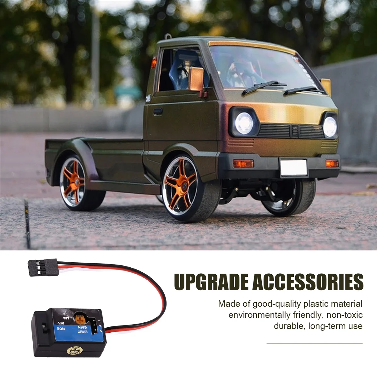 

Высокоскоростной вспомогательный гироскоп для дрейфа для WPL D12 Mini Truck Drift Flat Running RC автомобиль вспомогательные модификации аксессуарыJAS