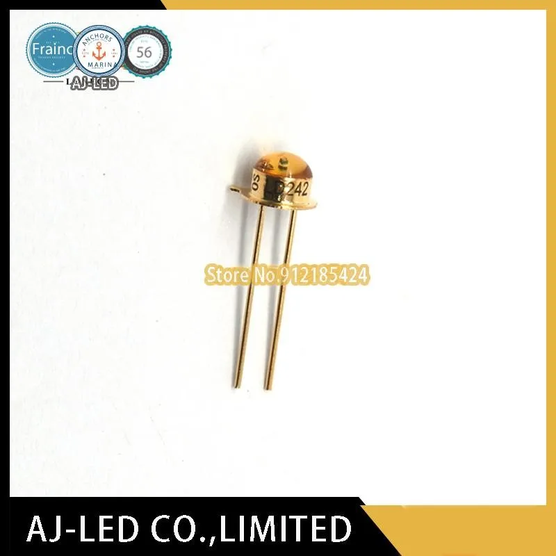 5pcs/lot LD242-3 gold-sealed phototransistor, infrared emitting diode, wavelength 950nm, angle ±40°