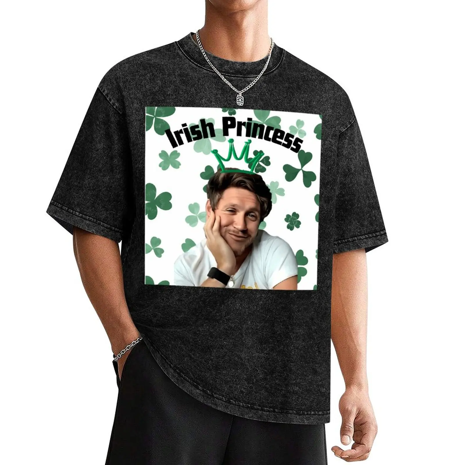 

Niall Horan Irish Princess T-Shirt customizeds topping graphic shirts mens graphic t-shirts anime