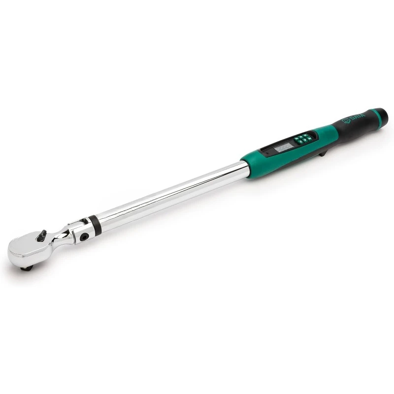 1/2-Inch Drive Electric Torque Wrench with Angle & Dual Material 25–250 ft lbs (34–340 Nm) | ST9653，home.