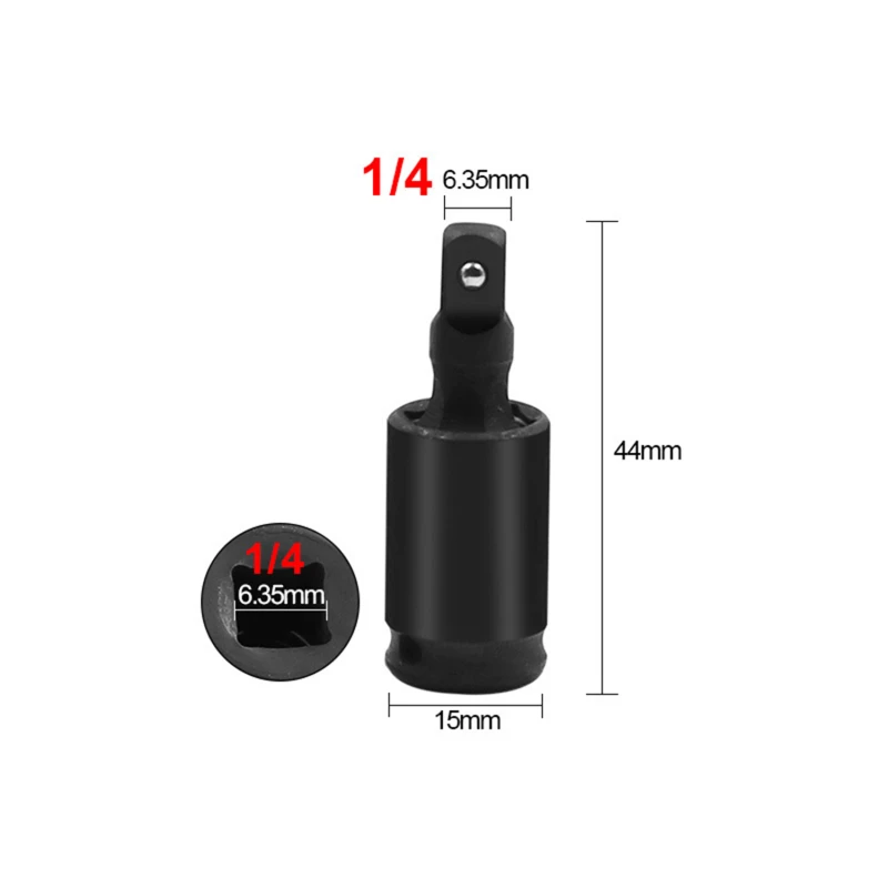 1PCS 360 Degree Swivel Knuckle Joint Air Impact Wobble Socket Adapter Hand Tool Accessories Set