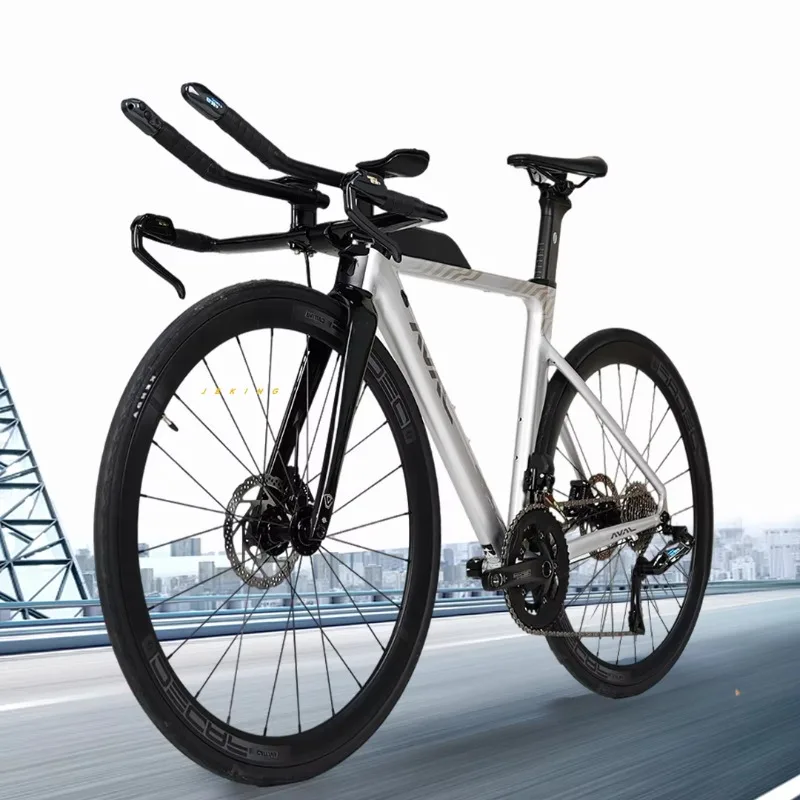 

JAVA TT-RIVALE 24 Speed Racing Training Integrated Frame Light Aero Handle 700C Disc Brake Road Bike Carbon Fiber Fork Bicycle