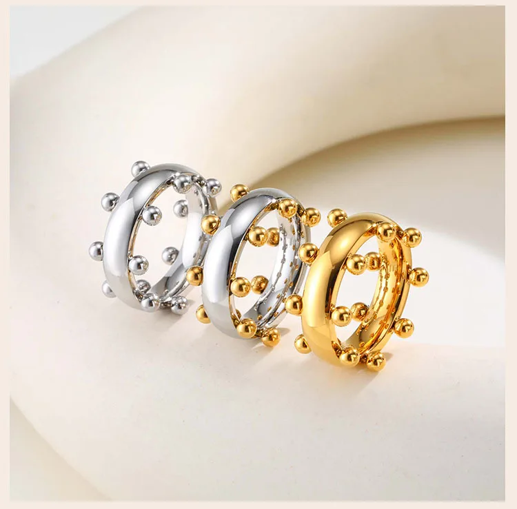 Cz Zirkonia offener Kreuz ring für Frauen, religiöser christlicher Glaube Kruzifix Fingerring – Detail 7